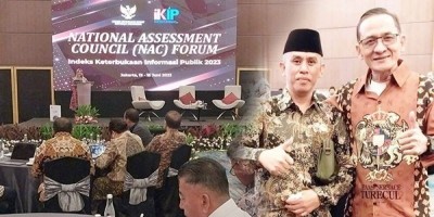 Wakil Ketua KI Babel, Rikky Fermana Komisioner KI Babel Menghadiri National Assessment Council (NAC) IKIP 2023