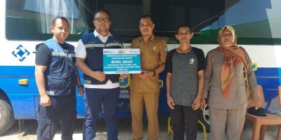 Mobil Sehat PT Timah Tbk Berikan Layanan Kesehatan Gratis di Desa Kurnia, Warga Berharap Datang Lagi