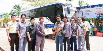 Manfaatkan Layanan Berobat Gratis Mobil Sehat PT Timah Tbk Didatangi Warga Rias 